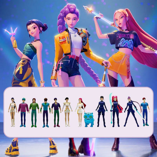 12 K-Pop Action Figure Collection - Limited Edition