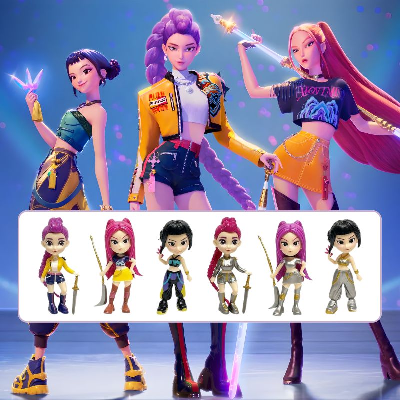 6 K-Pop Action Figure Collection - Limited Edition